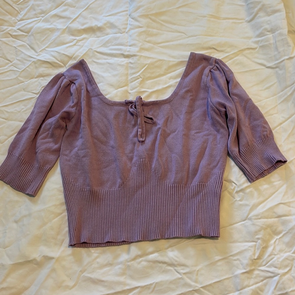 Verge girl Purple top